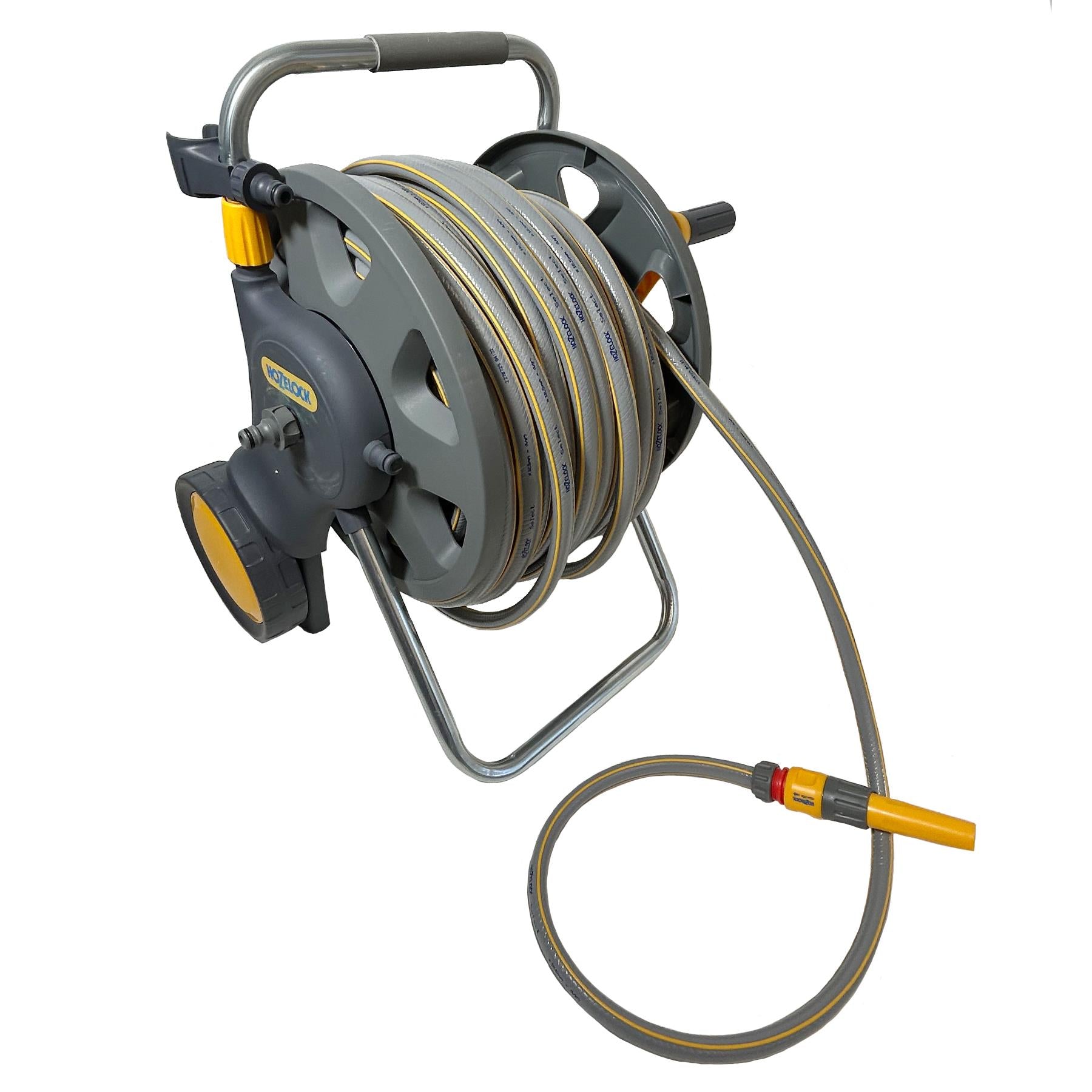 Hozelock Assembled Hose Cart with Hose Garden Watering 50 Metres / 160 Feet