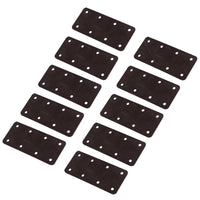 Small Internal Sleeper Straight Support Plate 85mm x 170mm Powder Coated