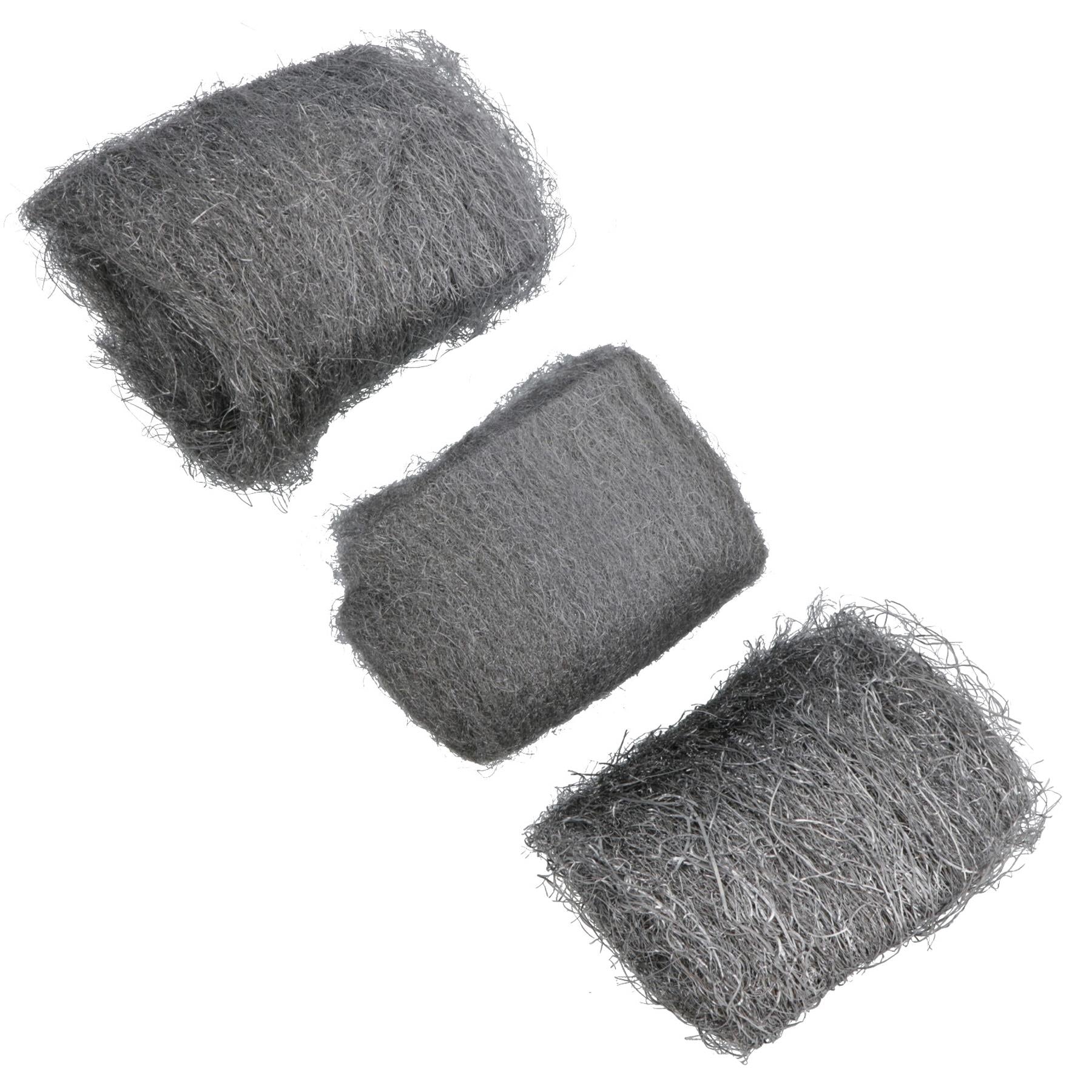 Assorted Steel Wire Wool Coarse Medium Fine for Sanding Smoothing Removal