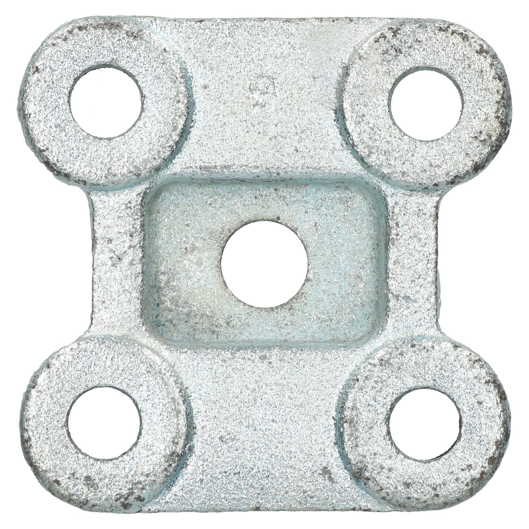 2 U Bolts 1 Base Plate For Ifor Williams Trailers Single Parabolic Leaf Springs 52x115mm