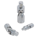 1/4" 3/8" And 1/2" Drive Universal Joint UJ Wobble Angle Extension Bergen