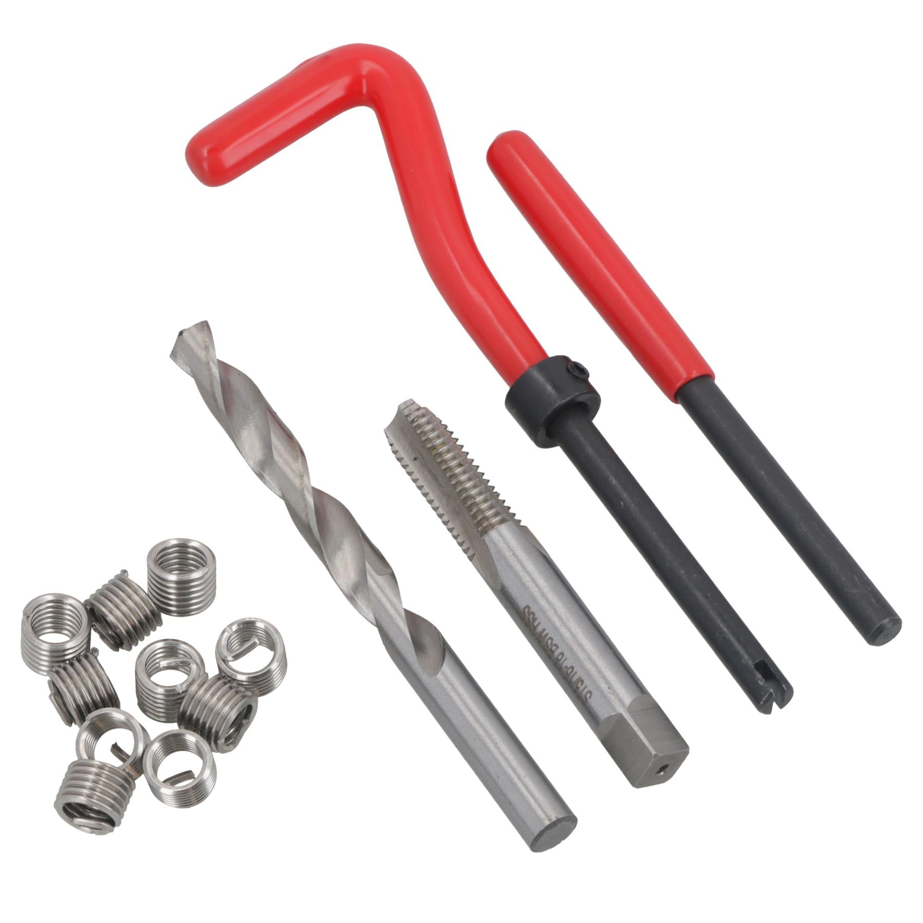 5/16” x 18 BSW Thread Repair Cutter Kit Helicoil Set for Damaged Threads 14pc