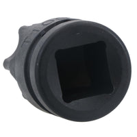 Impact 1/2" Drive Shallow Stubby Torx Star Male Bit Sockets T55 - T100 6pc Set