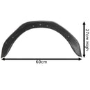 10" Trailer Mudguard Galvanised Steel / Wing / Fender (SINGLE) TR014