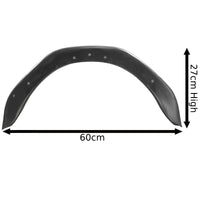 10" Trailer Mudguard Galvanised Steel / Wing / Fender (SINGLE) TR014