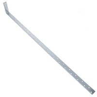 Horizontal Heavy Duty Restraint Strap 1000mm Length 100mm Bend Galvanised