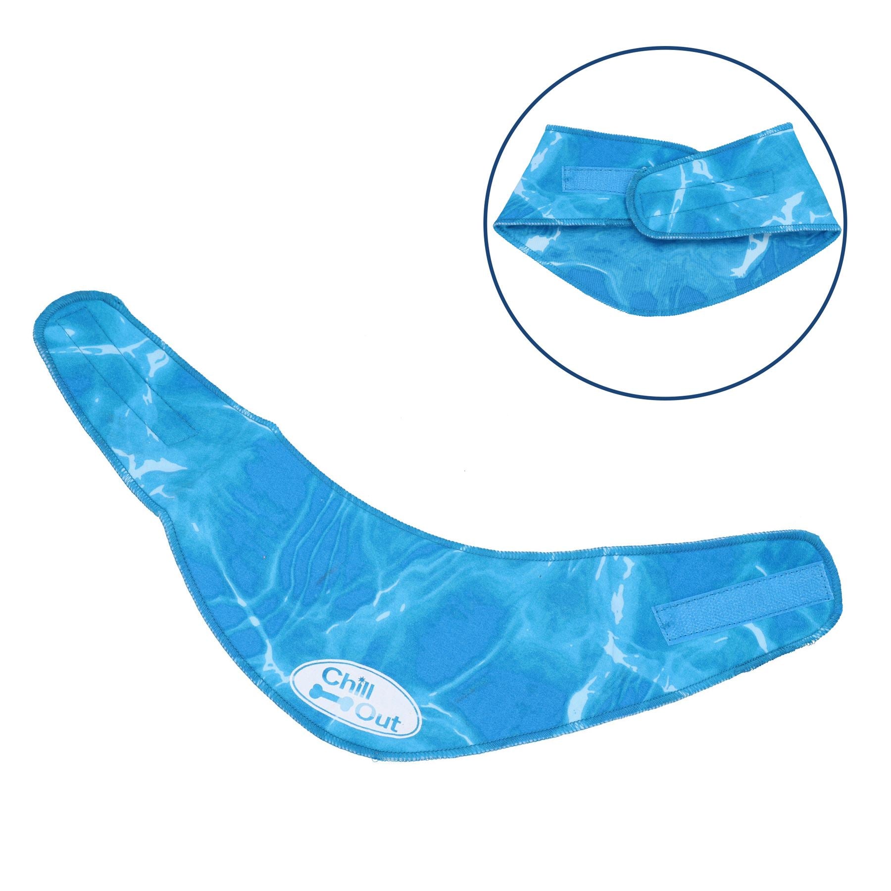 Bandana rafraîchissant pour chien avec effet rafraîchissant et anti-chaleur, taille S, 30-36 cm