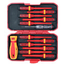 Interchangeable VDE Electrical Insulated Screwdriver Set Phillips Flat Pozi Torx 13pc