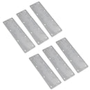 Large Internal Sleeper Straight Support Plate 100mm x 350mm Stainless Steel