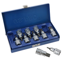 Coffret de 10 douilles étoile/Torx par BERGEN AT668
