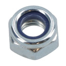 M4 x 0.7mm Nyloc Nut Fastener Hexagonal Metric Nuts Grade 8 Zinc Plated