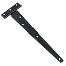 Heavy Duty T Tee Hinge For Sheds Gates Black Powder Coated Finish 4 – 18 Inch