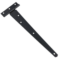 Heavy Duty T Tee Hinge For Sheds Gates Black Powder Coated Finish 4 – 18 Inch