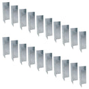 Fence Post Extender Angle Bracket Galvanised 70 x 70 x 180mm Holder Support