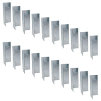 Fence Post Extender Angle Bracket Galvanised 70 x 70 x 180mm Holder Support