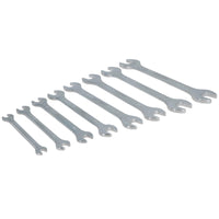 Double Ended Open Metric Spanner Set 6mm - 22mm 8pc 16 Sizes Bergen