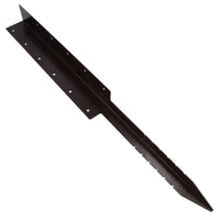 Garden Triple Sleeper Corner Support Stake Spike Fastener Brown 930mm