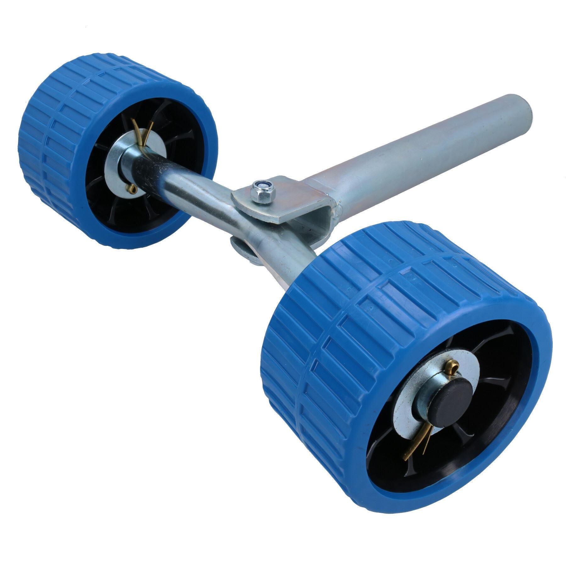 Boat Roller Wing Bracket & Stem Post with Non Marking Rollers Dumbbell Trailer