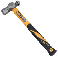 16oz (450g) Ball Pein / Peen Hammer with Fibreglass Shaft & Rubberised Handle