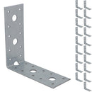 Timber Joist Angle Bracket Fastening Plate Galvanised Steel 125 x 125 x 50mm