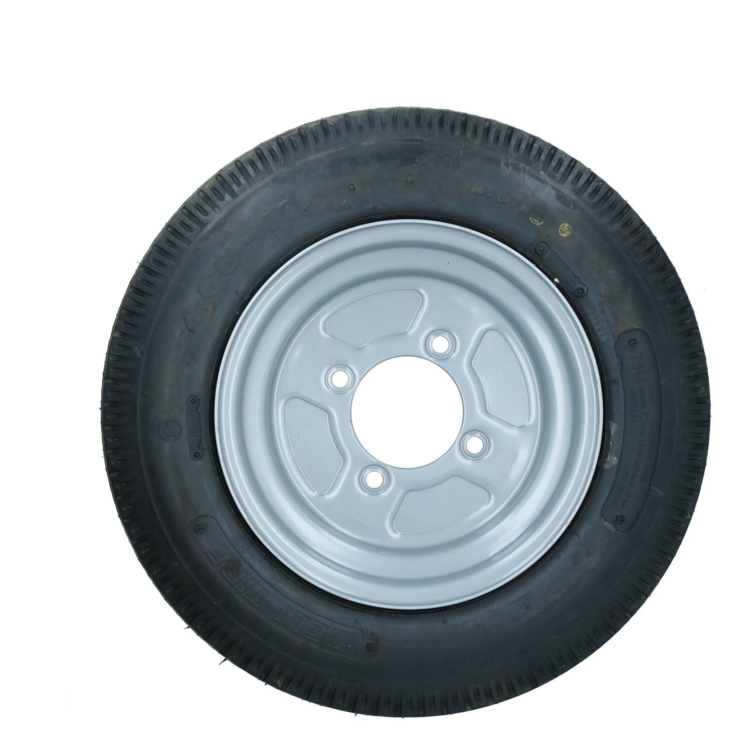 10" Trailer Wheel & Tyre 4.00-10 with 115mm PCD for Erde, Daxara 6 PLY