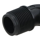 Polypropylene PP 1/2in BSP Male x Male Threaded 90° Elbow Connector