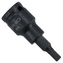 3mm - 10mm x 45mm 3/8in. Drive Short Impact Impacted Allen Hex Key Socket