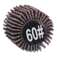 25mm 60 Grit Abrasive Flap Wheel Discs Sanding Rust Removal 6mm Shank