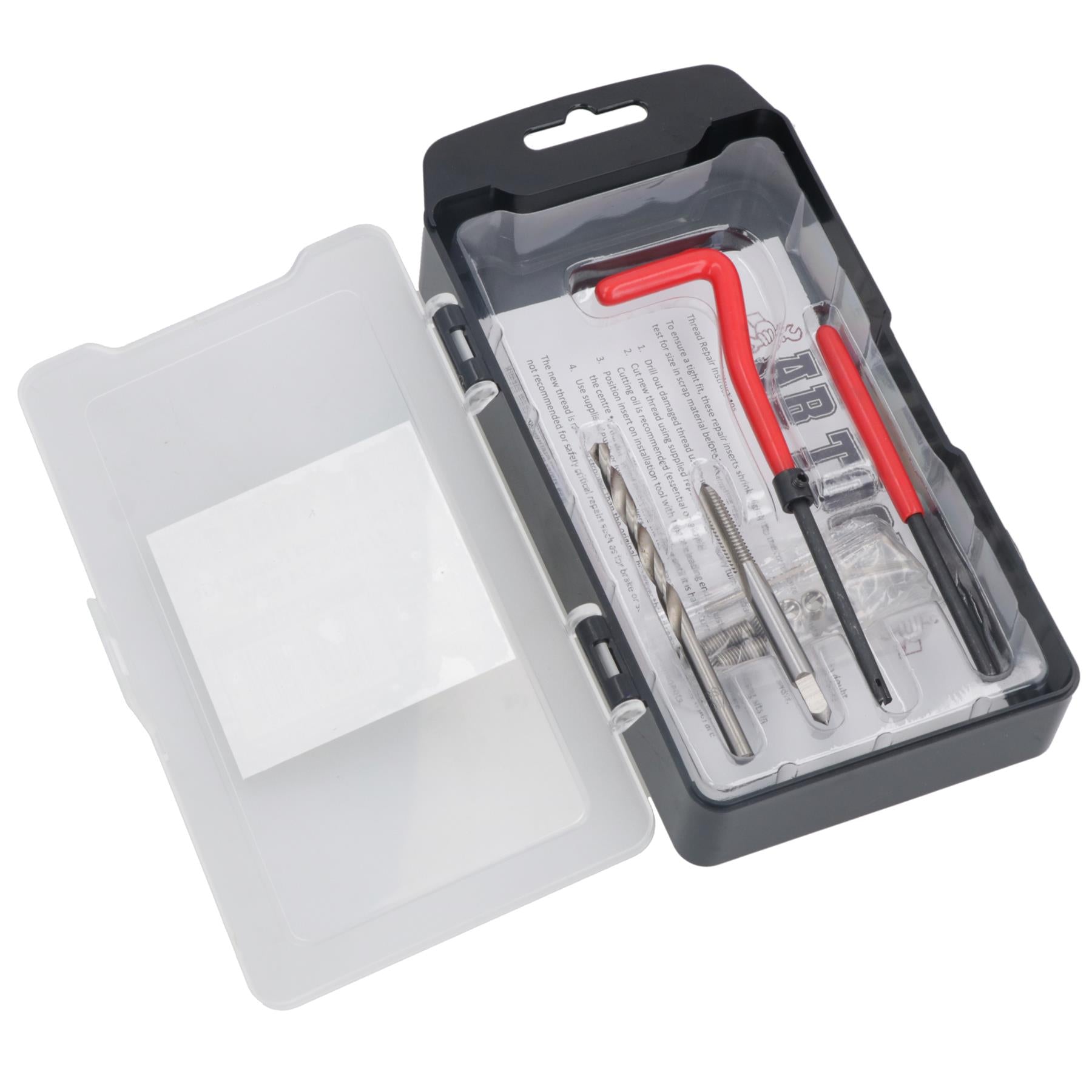 3/16” x 24 BSW Thread Repair Cutter Kit Helicoil Set for Damaged Threads 14pc