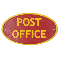 Postamt Gusseisen Schild Plakette Wand Royal Mail Shop Tür UK Store House