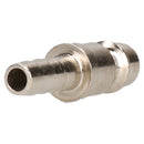 Euro Air Line Hose Fitting Connector Quick Release with 8mm Hose Tail Barb 5pk