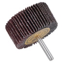 60mm 40 Grit Abrasive Flap Wheel Discs Sanding Rust Removal 6mm Shank