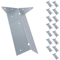 Arris Rail Bracket Fence Post Support Galvanised 100mm, 225mm or 300mm