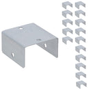 Fence Panel Clip 44mm Galvanised Steel Bracket Holder Trellis Post Support