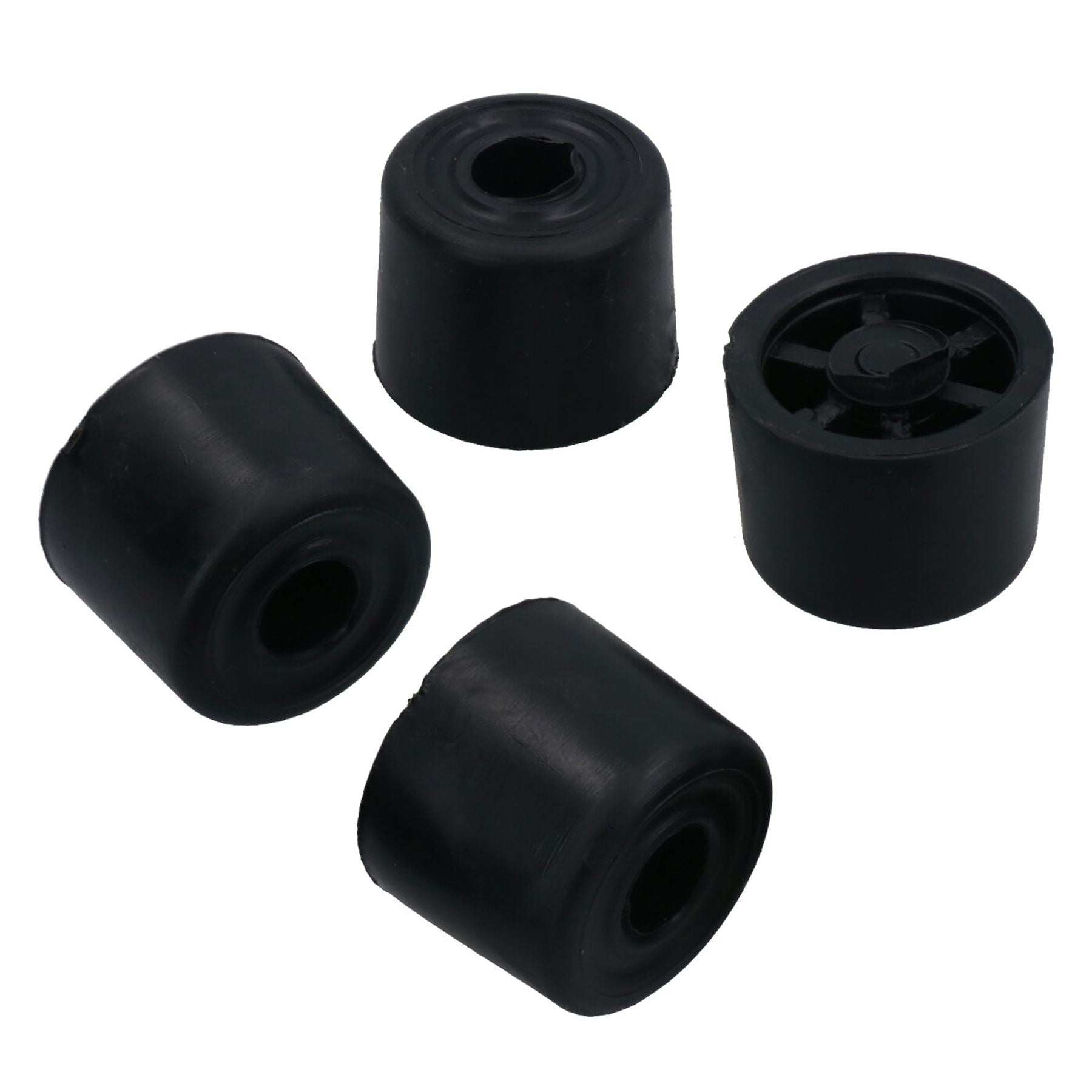 Black Rubber Door Stop Stops Stopper Wedges Buffer Skirting Protection