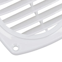 4er-Pack Lamellen-Entlüftungsgitter, hochwertiges Ventilatorgitter, 82 mm, für Boote, Wohnwagen und Wohnmobile