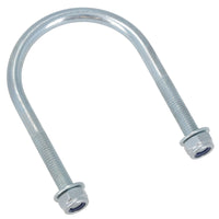 M8 Round Bend U Bolt 60mm x 90mm Width x Length Pipe Clamp Fixing