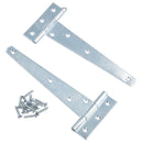 Heavy Duty T Tee Hinge For Sheds Gates Doors Zinc Plated Finish 4 – 18 Inch