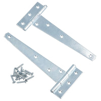 Heavy Duty T Tee Hinge For Sheds Gates Doors Zinc Plated Finish 4 – 18 Inch