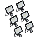 30 Watt LED Mini Floodlight With Sensor Lighting 2400 Lumens IP65 + Bracket
