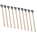 Wooden Shaft Replacement D Handle For Shovels Brushes Scoops 1.04m x 2.5cm