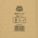 200pk Genuine Gold Jiffy Bag Airkraft Bubble Padded Mail Bag Envelope Size 1