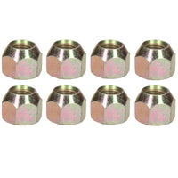 Pack of 8 3/8" UNF Conical Wheel Nuts Nut For Trailer Suspension Hubs Trailers