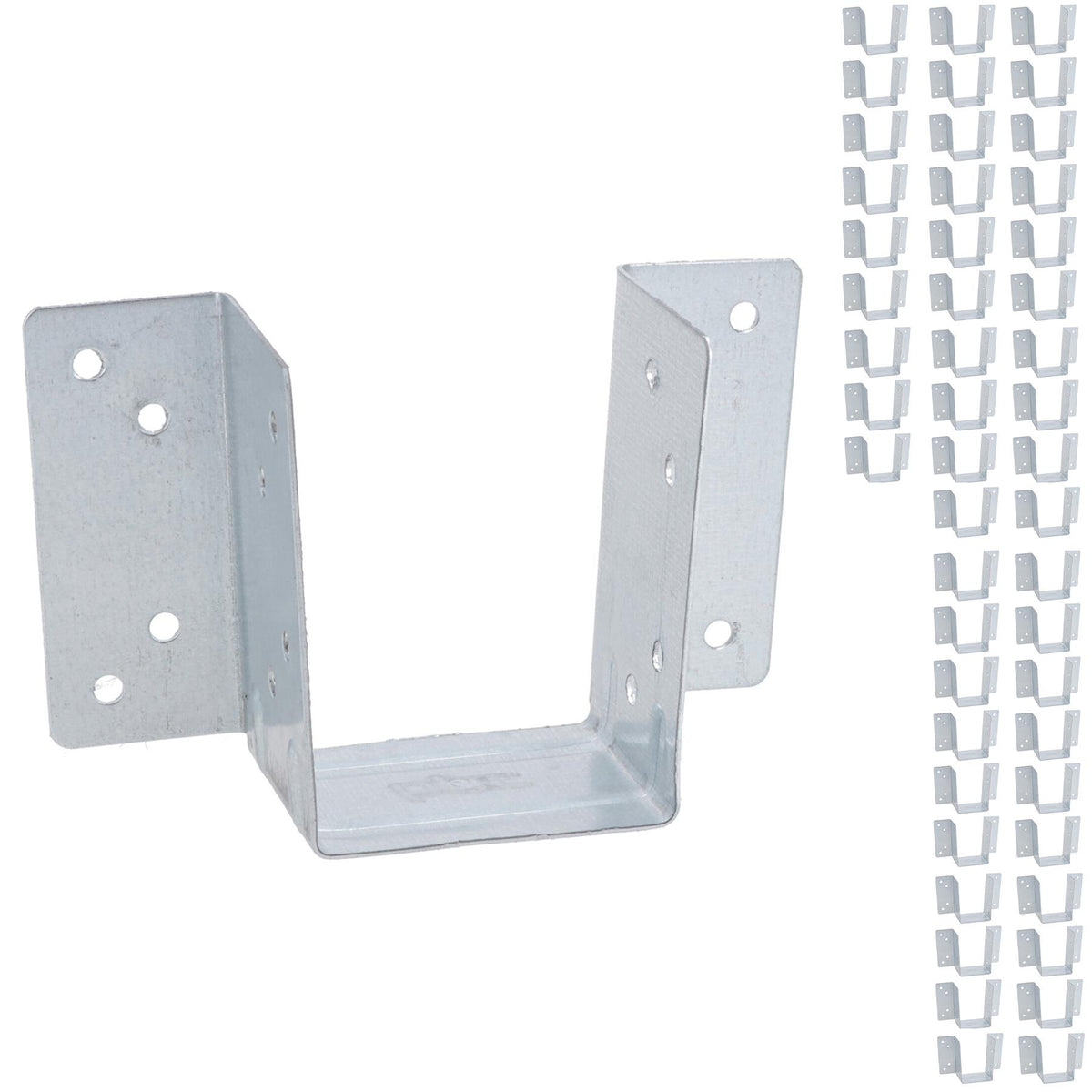 Mini Timber Wood Joist Hanger 47mm Decking Loft Galvanised Beam Holder
