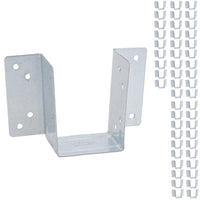 Mini Timber Wood Joist Hanger 47mm Decking Loft Galvanised Beam Holder