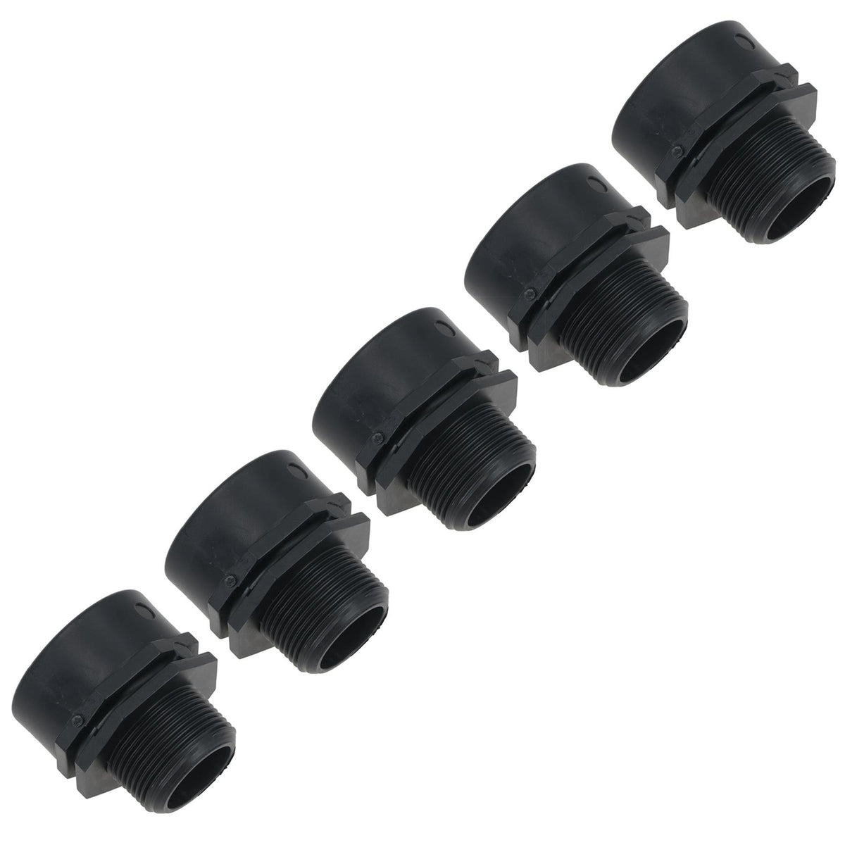 Polypropylene PP Threaded Reducing Socket Female – Male 1-1/2in – 1-1/4in BSP