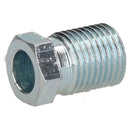 10 Stück Stahl-Bremsleitungsverschraubungen 1/2" x 20 UNF für 5/16"-Rohre mit Gewinde bis zum Ende