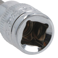 T50 Male Torx Bit Star Socket 3/8" Drive Standard Internal Chrome Vanadium Steel