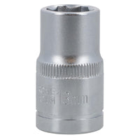 Douille hexagonale simple peu profonde à 6 pans, métrique, 1/2" 13 mm, Bergen