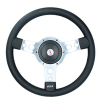 Traditional Classic Car Vinyl Steering Wheel & Boss Morgan - Plus 4